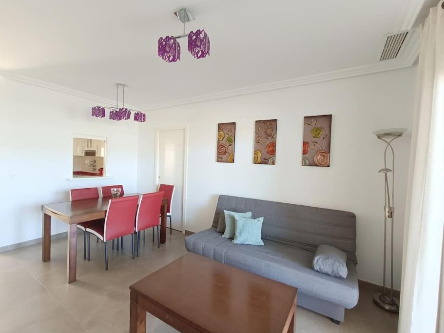 Mar Y Sal 12 Suites, Gran Terraza Con Vistas Al Mar, 2 Hab, Garaje Y Piscina Roquetas de Mar Eksteriør billede